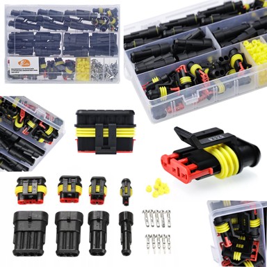 ROSFIX Set hermetičkih električnih spojnica, IP67, 14 A, 24 V, 352 dijela