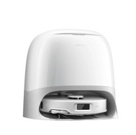 ROBOROCK Robotski usisavač Qrevo Curv 5A1 sa stanicom za samopražnjenje , bijeli