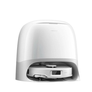 ROBOROCK Robotski usisavač Qrevo Curv 5A1 sa stanicom za samopražnjenje , bijeli