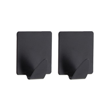 TENDANCE KUKICA Kupaonski dodatak 2/1, KVADRATNA, 3M, crna