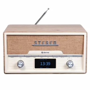 DENVER Retro radio MDA-525LW, svijetlo drvo