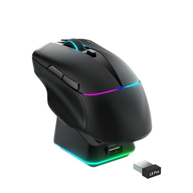 MACHENIKE Gaming miš L8 Pro, bežični, 26000 DPI, crni