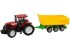 Traktor za igru s kiper prikolicom 50 cm - crveno/žuti, 50 cm
