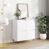 Komoda bijela 60 x 35 x 70 cm od konstruiranog drva