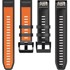 GS QuickFit silikonska narukvica za Garmin sat, 26 mm, narančasto-crna