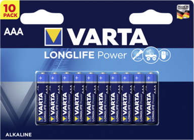 VARTA Baterije Longlife Power AAA LR03, 20x10