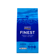 FISH4DOGS Suha hrana za pse, velike granule, sardina i batat, 6 kg