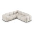 COSMOPOLITAN DESIGN Bež kutna garnitura Loretto, 250x250x68 cm