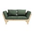 KARUP DESIGN Promjenjivi kauč Beat Natural Clear/Olive Green, 162x80x77 cm
