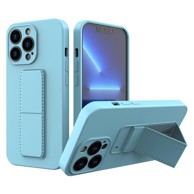 MG Maskica za iPhone 13, Kickomtand, silikonska, plava