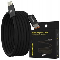 USB-C na USB-C magnetski kabel 1 m 100 W CL06, crni