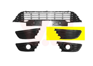 VAN WEZEL Maska branika Citroen C4 04-10, prednja lijeva, -08, bez maglenke