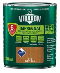 VIDARON Zaštitni i dekorativni impregnacijski premaz zlatni hrast V19 0,7L