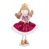 CASA SELECCIÓN Tekstilna božićna figurica Anđeo