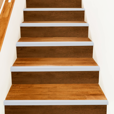 Profil za rubove stepenica 67 cm, aluminij, set 10 kom, srebrna