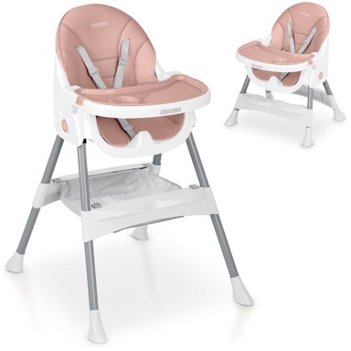 RICOKIDS Stolica za hranjenje Mani, ružičasta