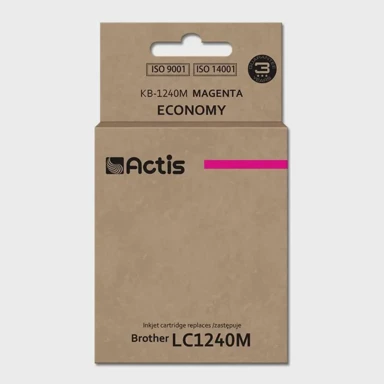 ACTIS Tinta za pisač KB-1240M, zamjena za Brother LC1240M/LC1220M, standardna, 19 ml, magenta