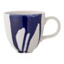 BLOOMINGVILLE Bijela/plava šalica od kamenine 310 ml Okayama