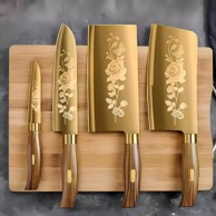 Set kuhinjskih noževa Il-33035 Kp33035, smeđi