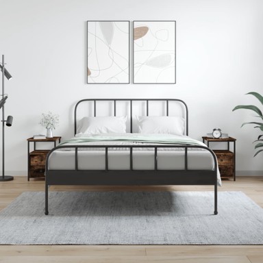 Noćni ormarići 2 kom boja dimljenog hrasta 34x35,5x50 cm drveni