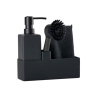 ZONE Silikonski držač za deterdžente, crni