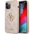 GUESS Zaštitna maska GUHCP12M4GMGPI, za iPhone 12 / iPhone 12 Pro, ružičasta, zlatni logotip