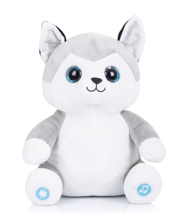 CHIPOLINO Plišana igračka s projektorom i glazbom, Husky