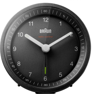 BRAUN Sat za dom Crni BC 07 B-DCF crni sat