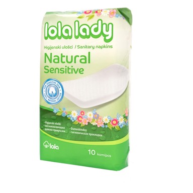 LOLA LADY Higijenski ulošci Natural Sensitive, bijeli