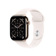 APPLE Watch Series 11 GPS + Cellular 46 mm titan kućište Gold s narukvicom Sport Light Blush – M/L