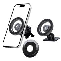 SPIGEN Držač za mobitel MFT13 Dashboard & Vent MagSafe za auto, srebrna