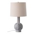 BLOOMINGVILLE Sivo-bež stolna lampa Kean