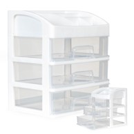 MODERNHOME Funkcionalni organizator s ladicama bijeli