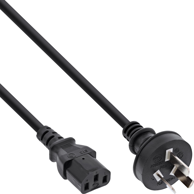 INLINE Kabel za napajanje B-16652F, utikač tip I-C13, 1,8 m, crna