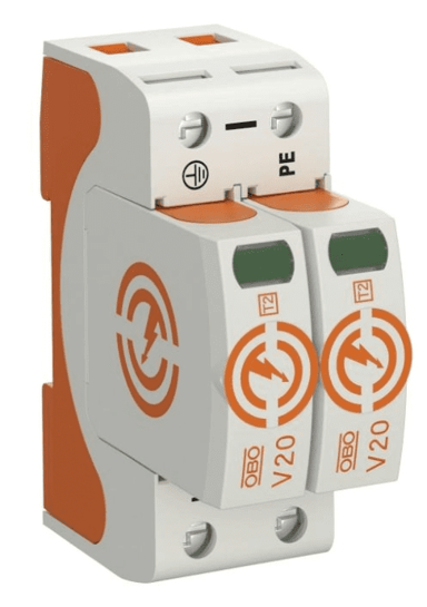 OBO BETTERMANN Odvodnik prenapona tip T2 2P 20kA 280V V20-2-280