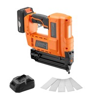 VEVOR Bežična spajalica za čavle BV50, 18 Gauge, 26 x 30 x 9 cm, narančasta