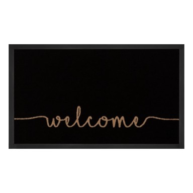 HANSE HOME Crni otirač Cozy Welcome, 45 x 75 cm