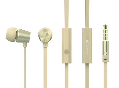 SWOSSTEN Slušalice A/V Program Dynamic, metalne zlatne YS500