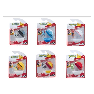 POKEMON Figura s remenom, Clip'N'Go, W20