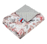 TUMI Minky dekica 75 x 100 cm, jasen i cvijet božura