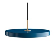 UMAGE Petrol plava viseća lampa Asteria ⌀ 43 cm