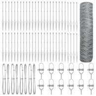 Šesterokutna ograda, 1x100 m, čelik, pocinčani