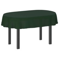 Tkanina za stol ovalna 130 x 180 cm, tamnozelena