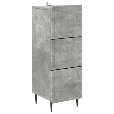 Ormar s ladicama, dimenzije 33 x 34,5 x 92 cm, betonsko siva