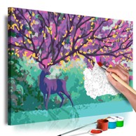 Slika za samostalno slikanje Purple Deer 60x40