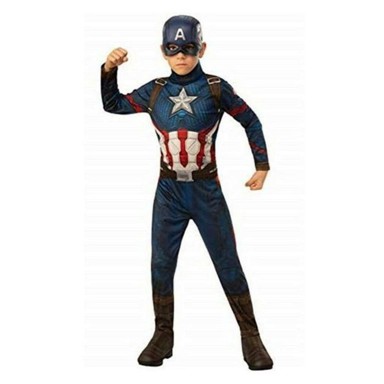 Kostim za djecu captain america avengers rubies 700647_l plava bijela crvena srebrna srebro l