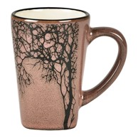 VILLA COLLECTION Svijetlo ružičaste šalice u setu 4 kom za espresso od kamenine 100 ml Hela