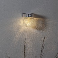 STAR TRADING Vanjska zidna LED solarna svjetiljka Glory, visina 14,5 cm