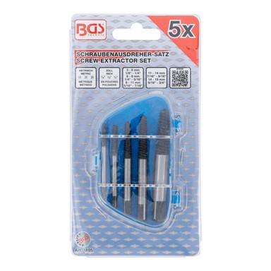 BGS Set ključeva za izvlačenje vijaka, 3-19mm, 5/1