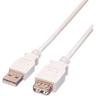 ROLINE Kabel VALUE USB2.0 TIP A-A M/F, 1.8m, bijeli